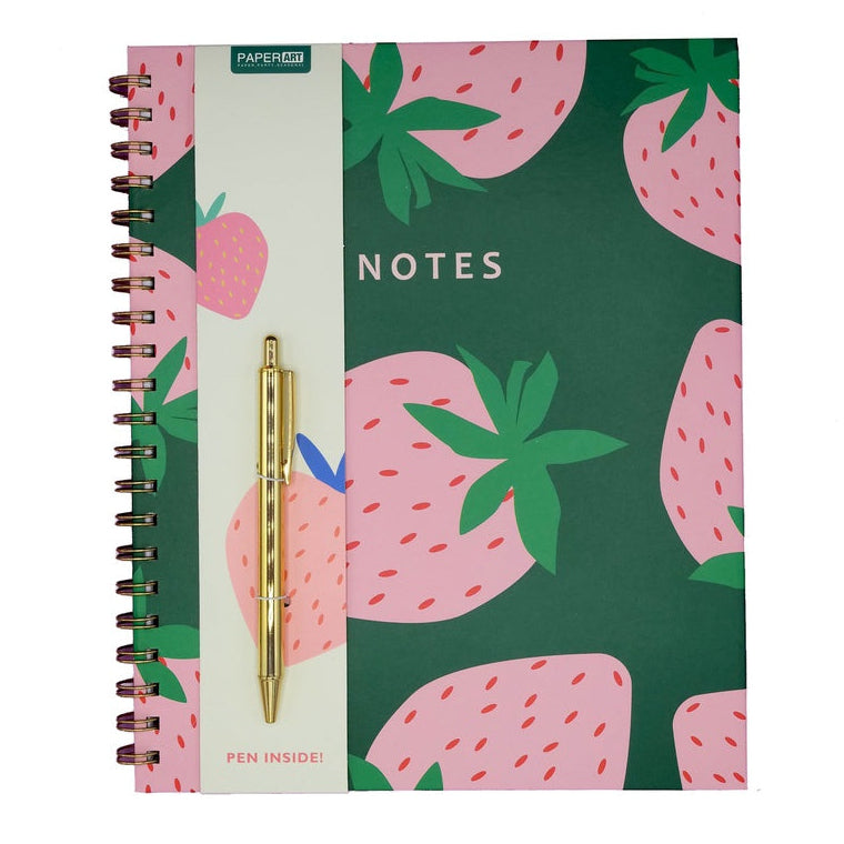 Notebook Set A4 Spiral Art Cool - Strawberry Summer