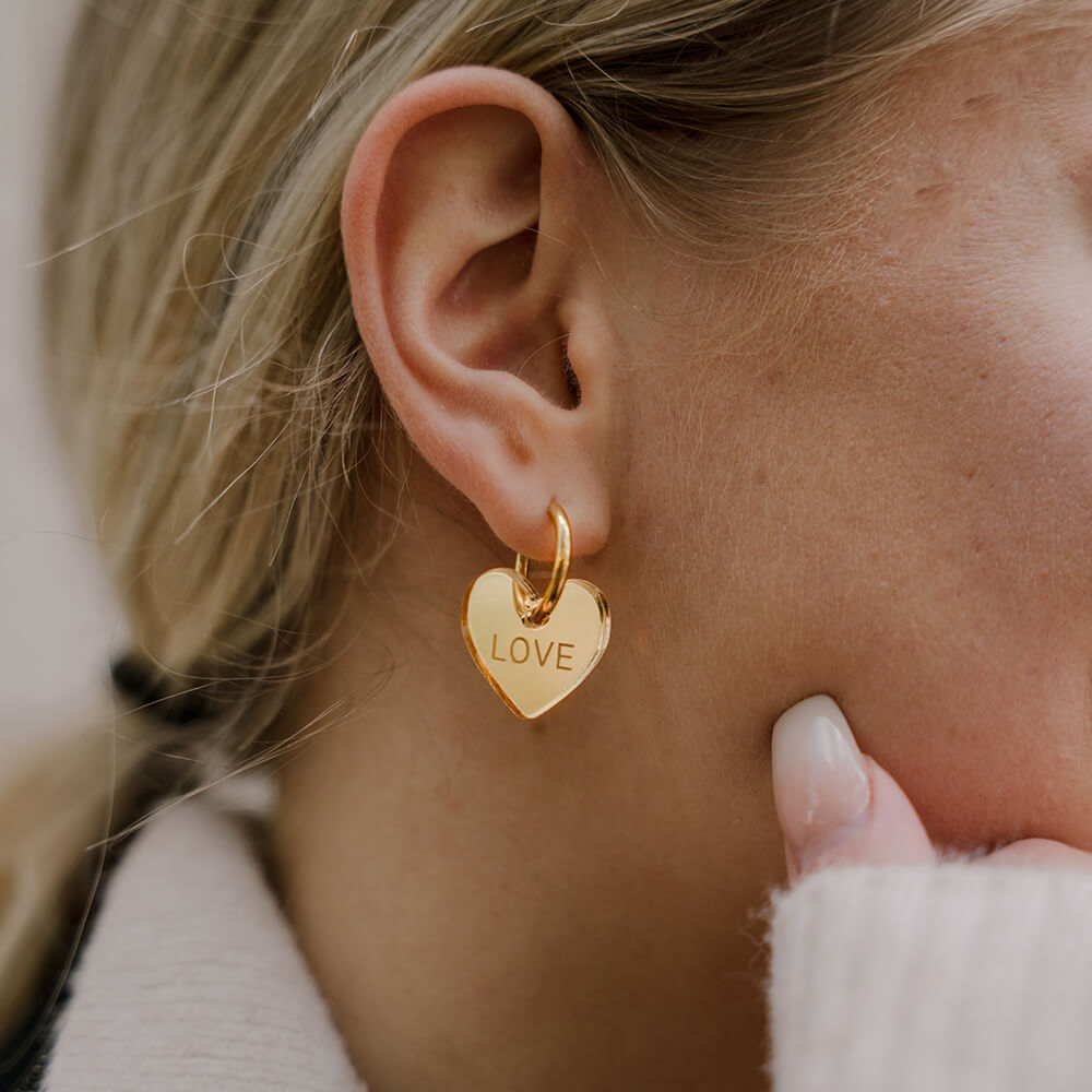 Heart earrings