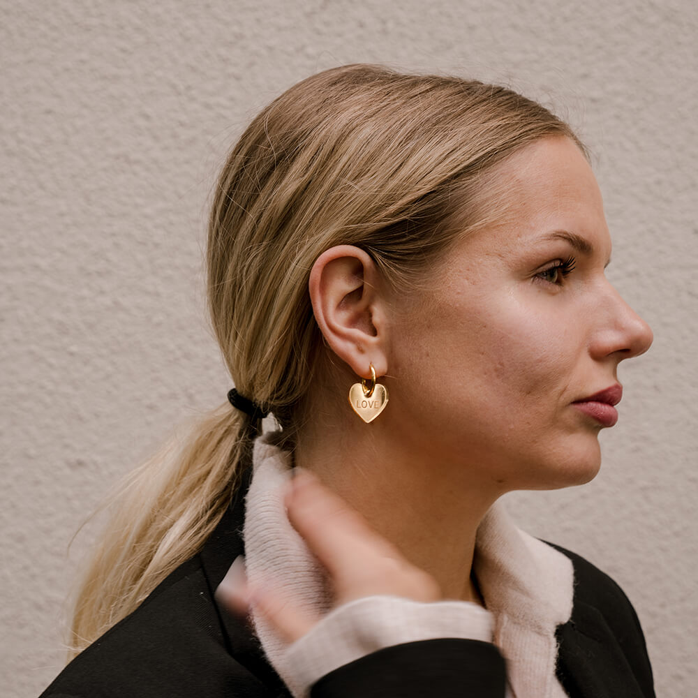 Heart earrings