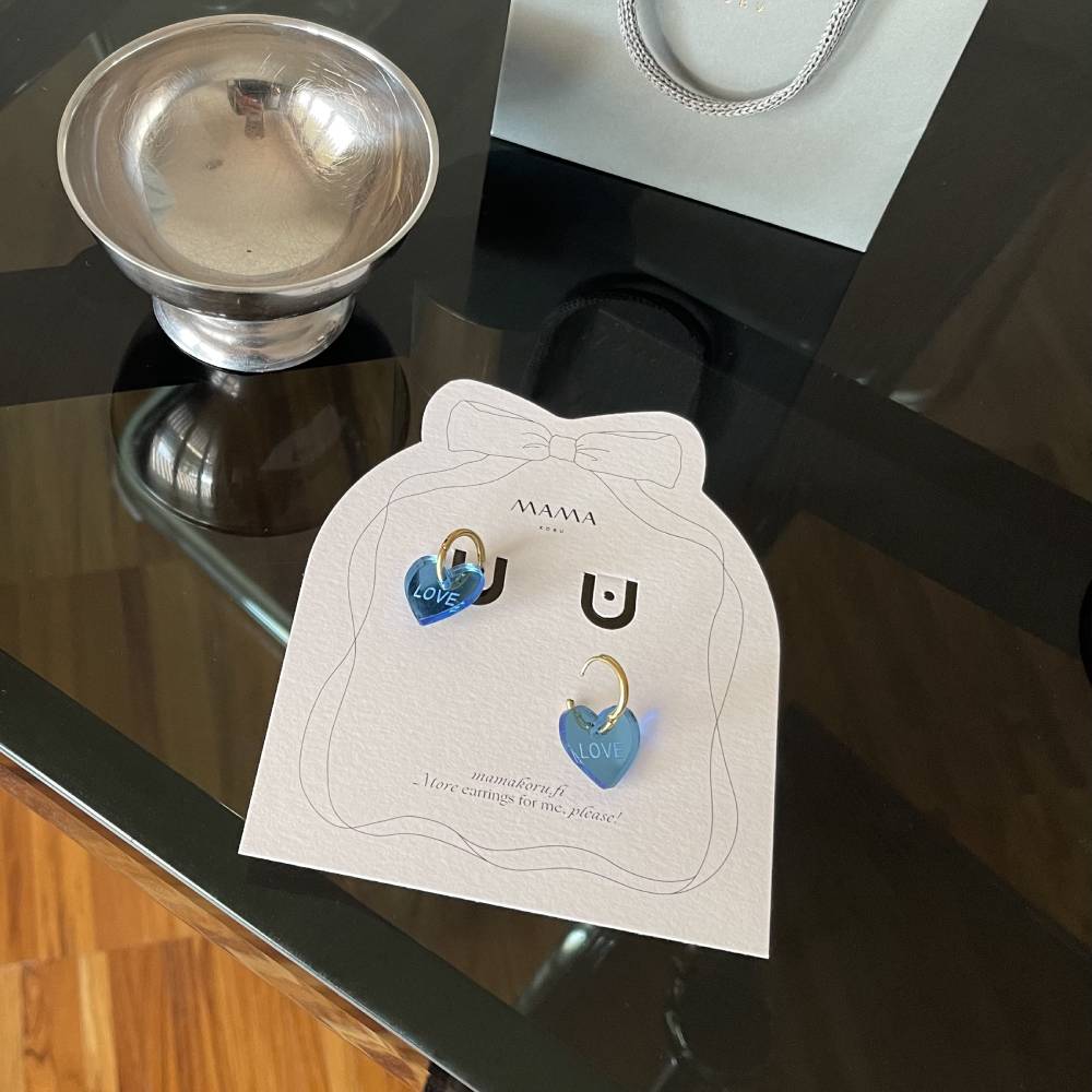 Heart earrings