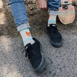 Color Block Crew Sock