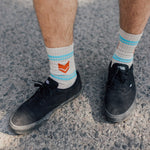Download an image for Gallery viewing, Color Block Crew Sock
