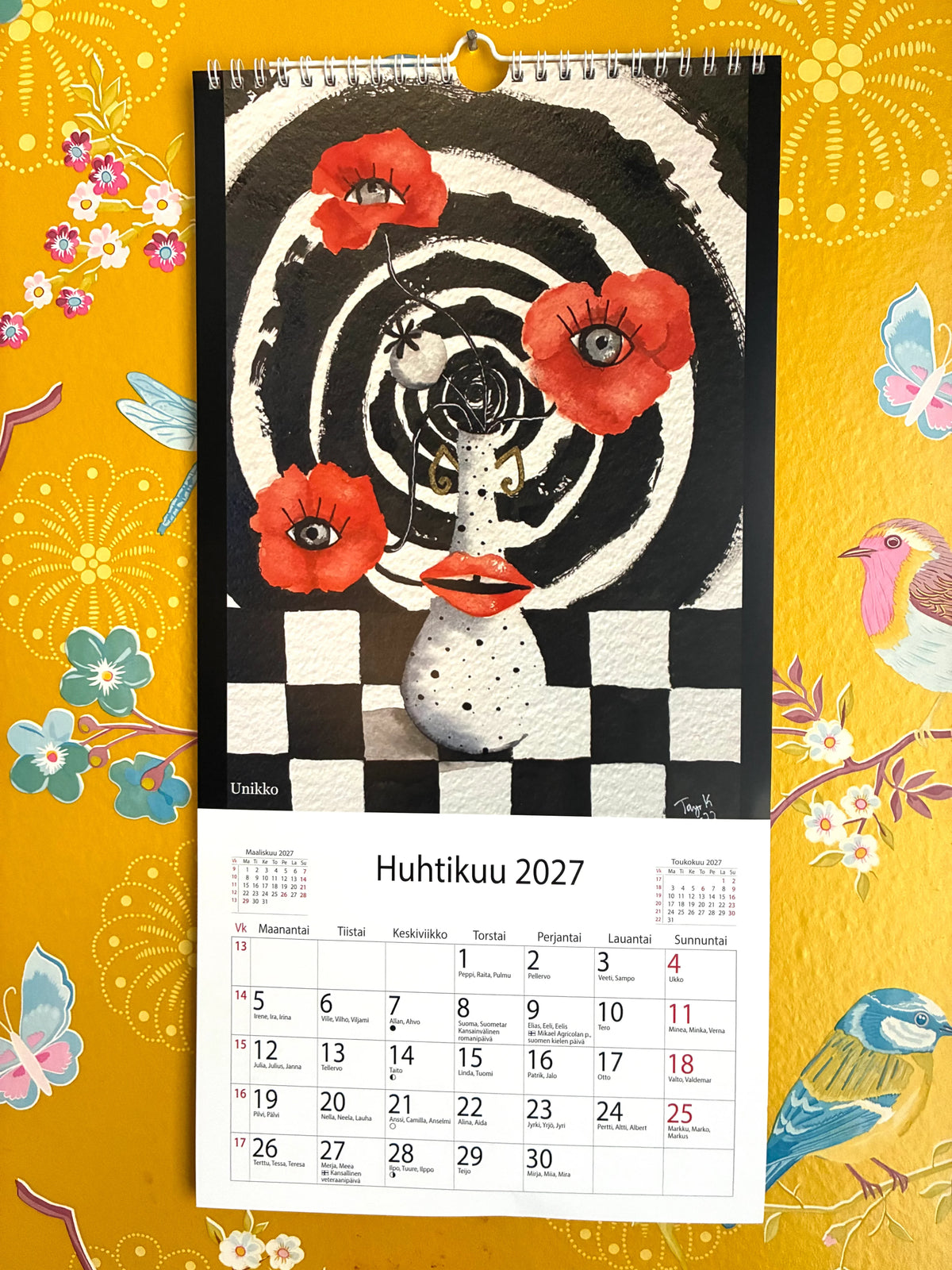 Seinäkalenteri 2027 - Tanja Kaulanen