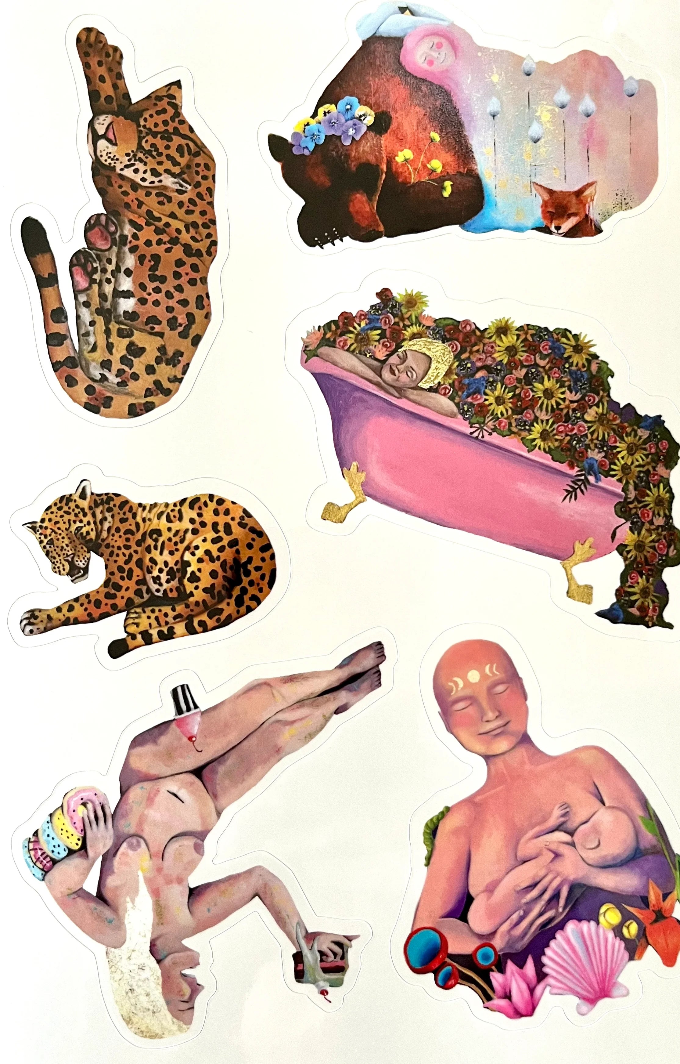 Art sticker sheet