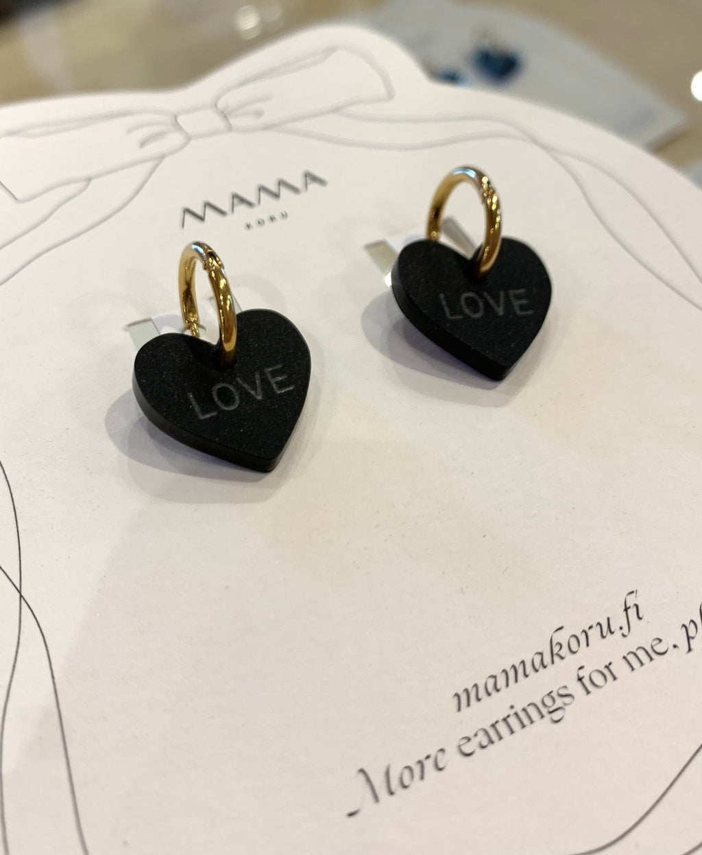 Heart earrings