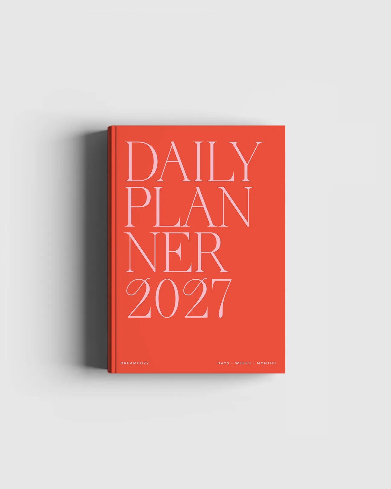 Cozy Planner 2027 - Berry Red