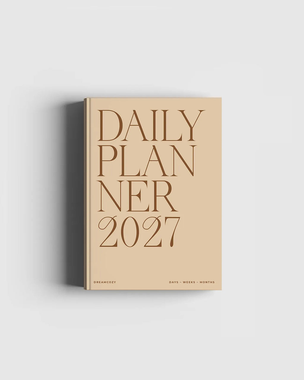 Cozy Planner 2027 - Latte Brown