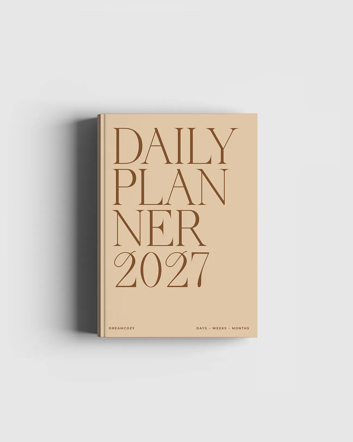 Cozy Planner 2027 - Latte Brown