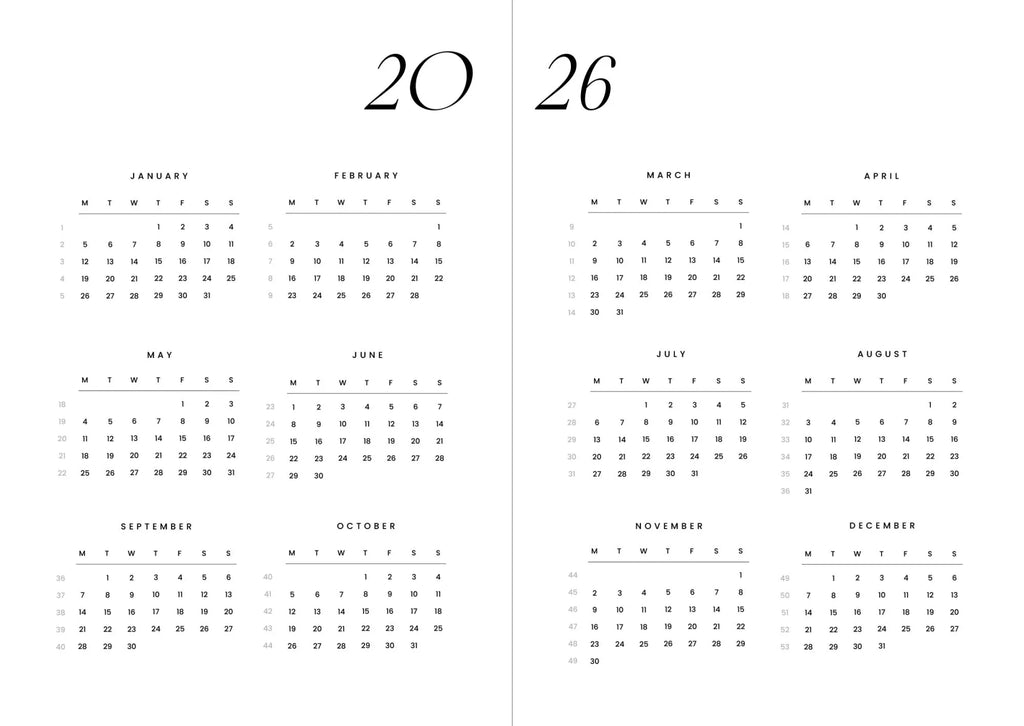 Cozy planner 2026 - Coffee