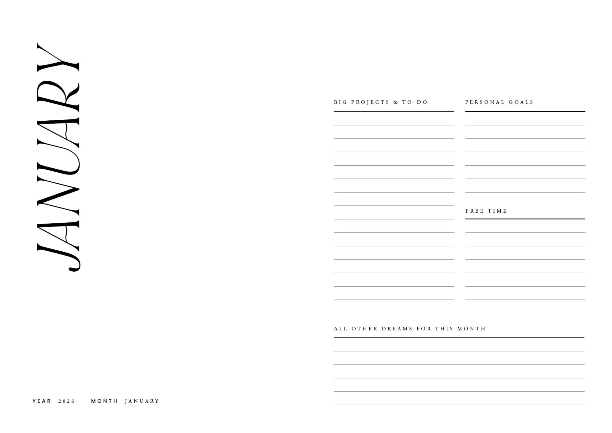 Cozy planner 2026 - Coffee