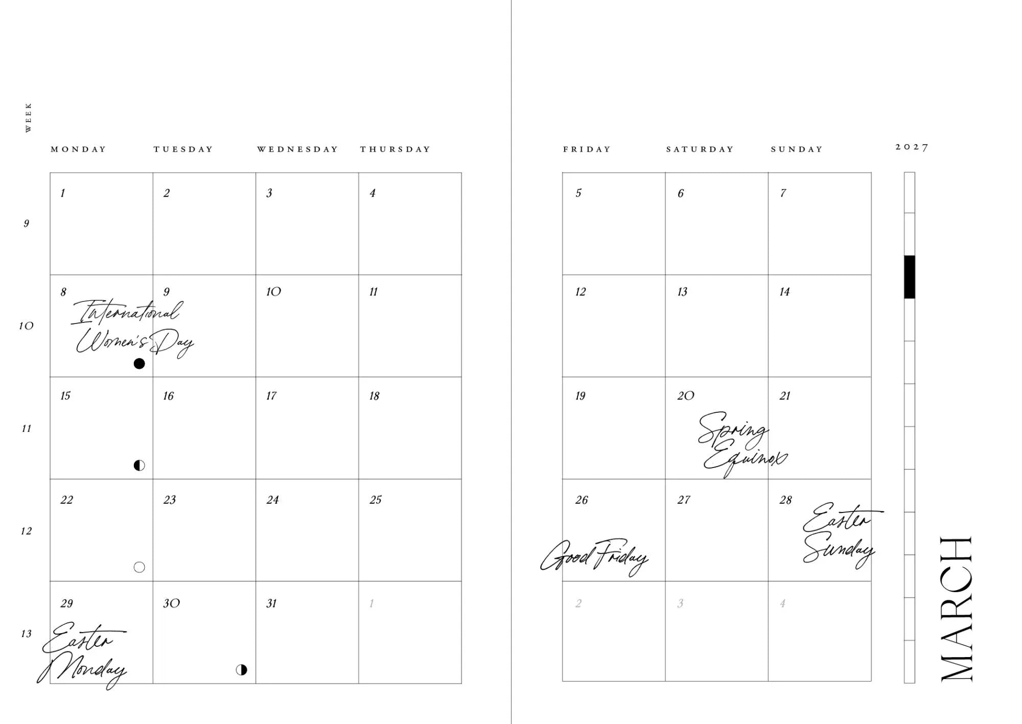 Cozy Planner 2027 - Berry Red