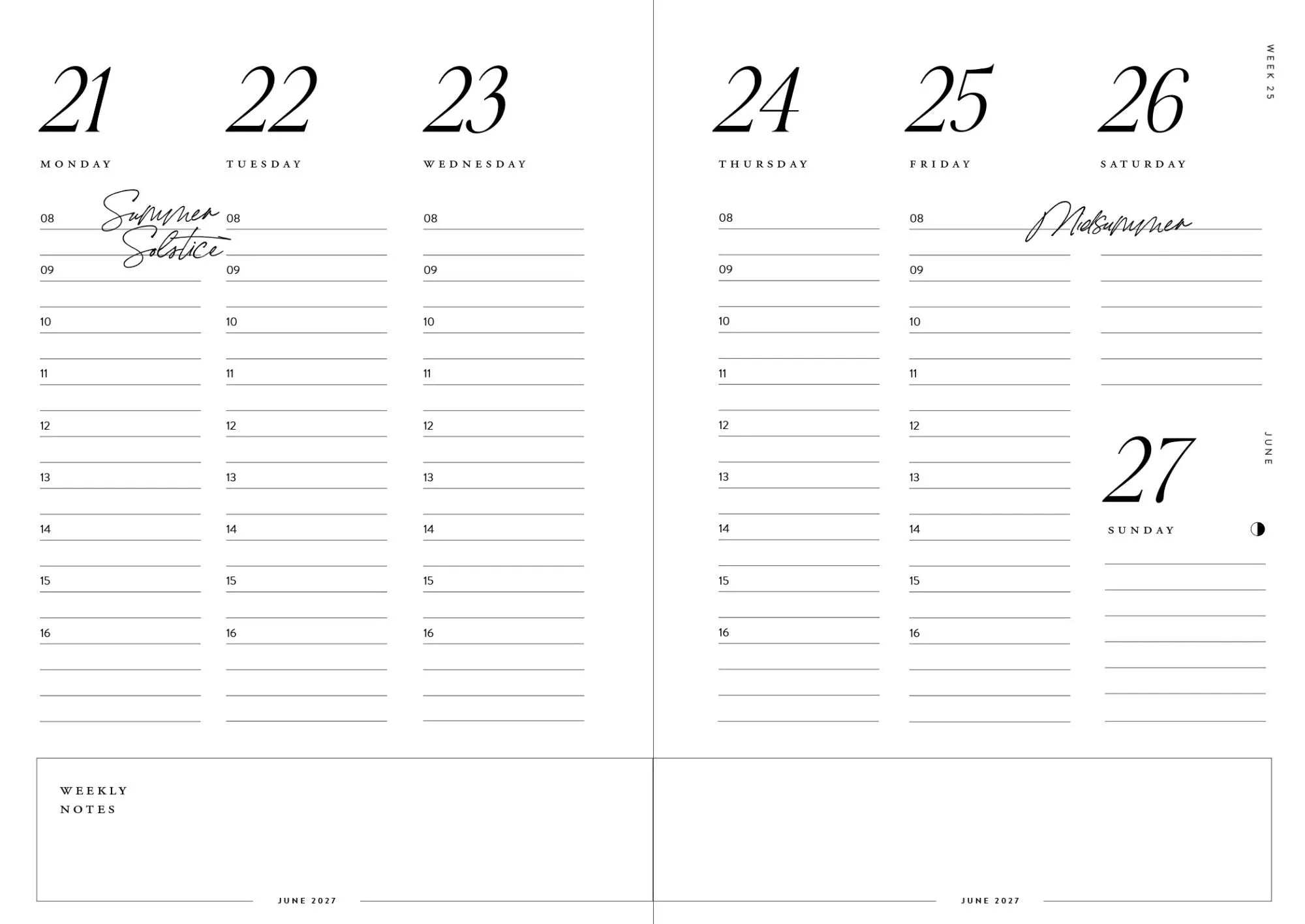 Cozy Planner 2027 - Berry Red