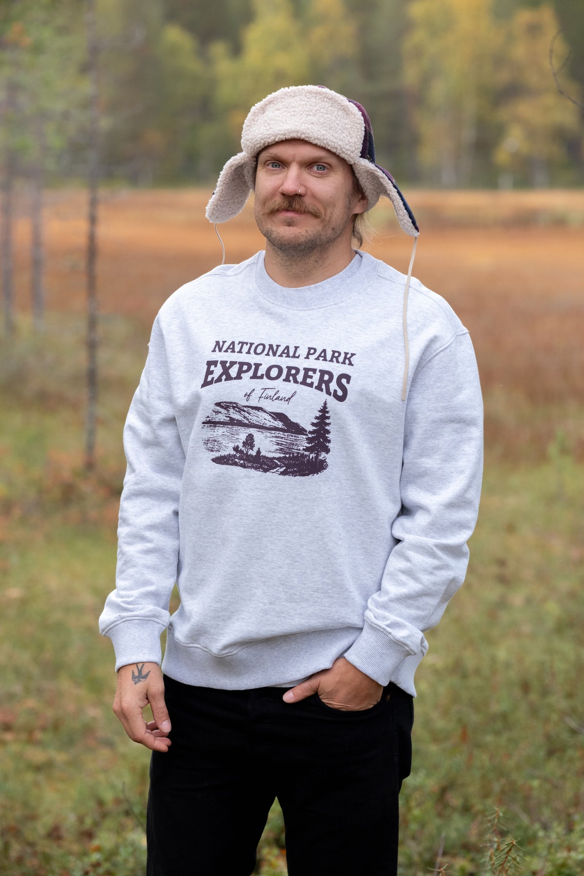 National Park Explorers Miesten Collegepaita