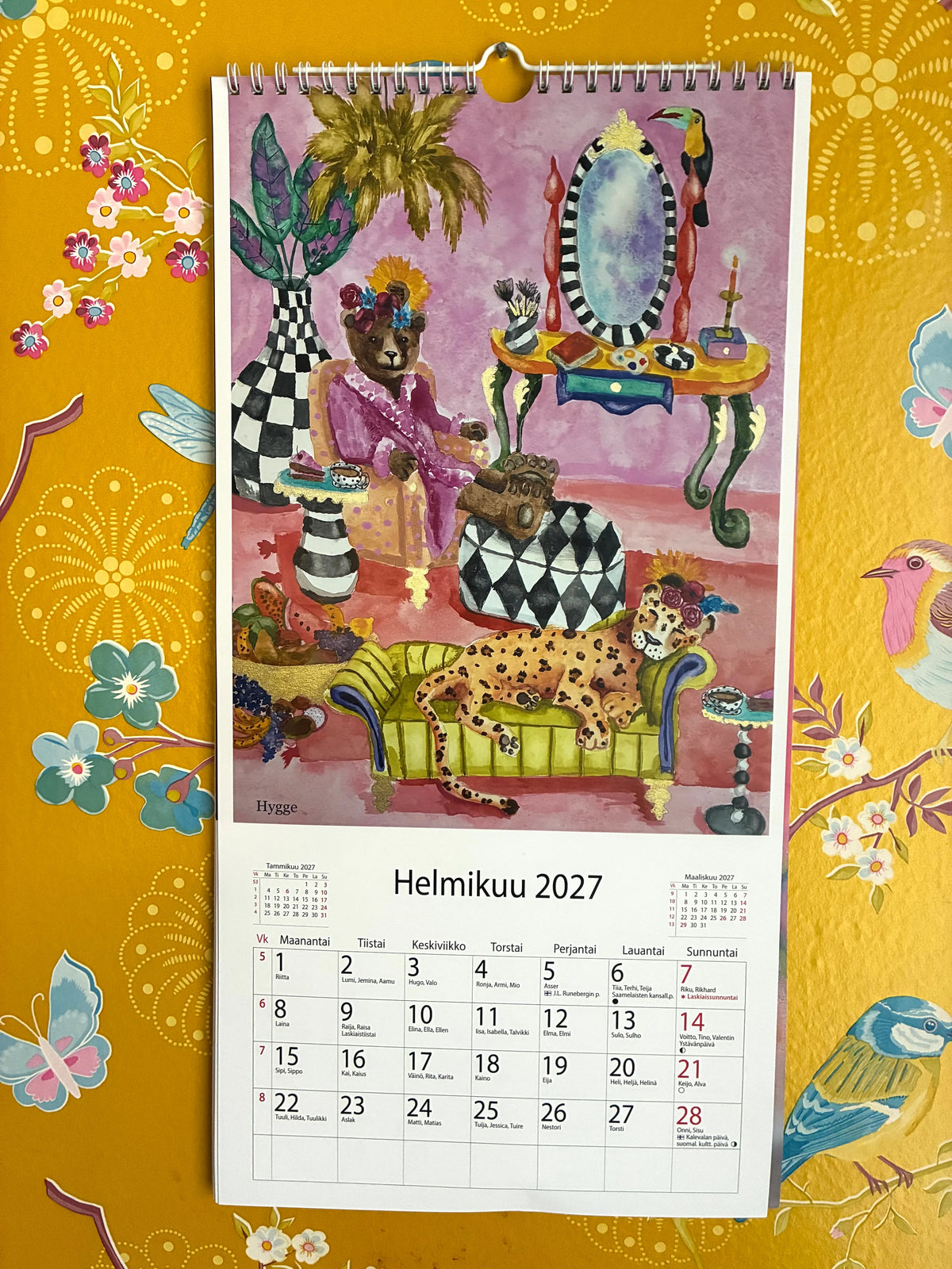 Seinäkalenteri 2027 - Tanja Kaulanen