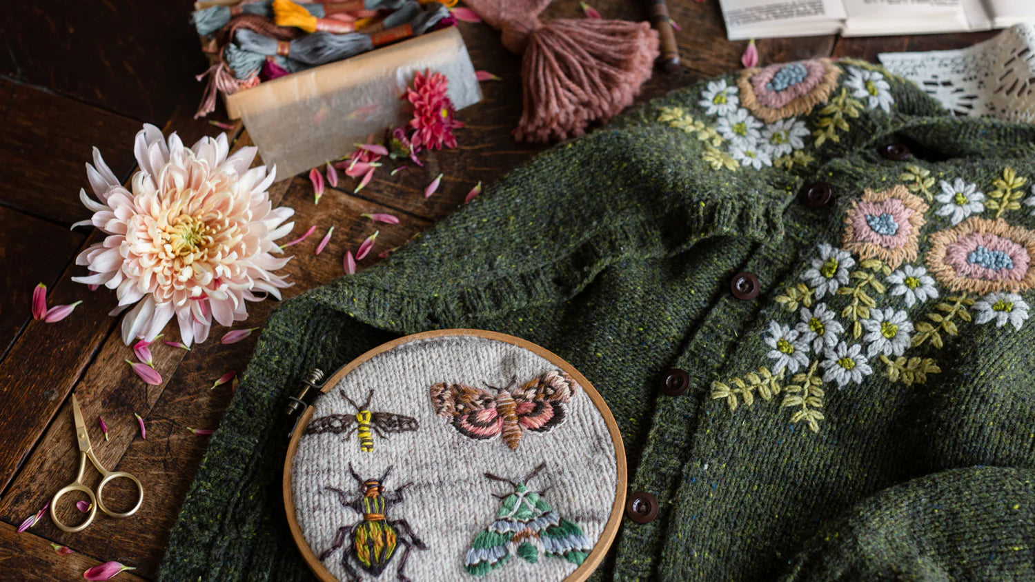 Embroidery on knits