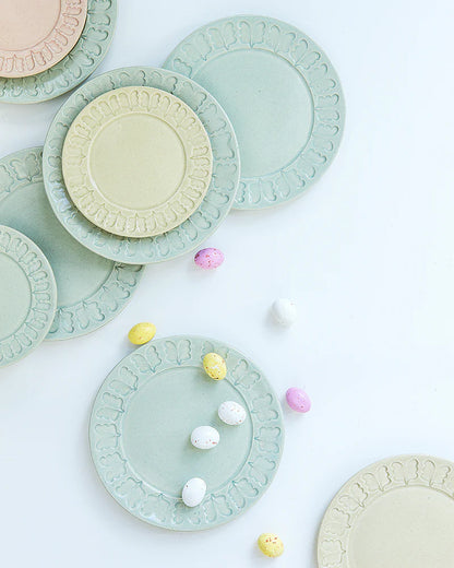Six ceramic plates