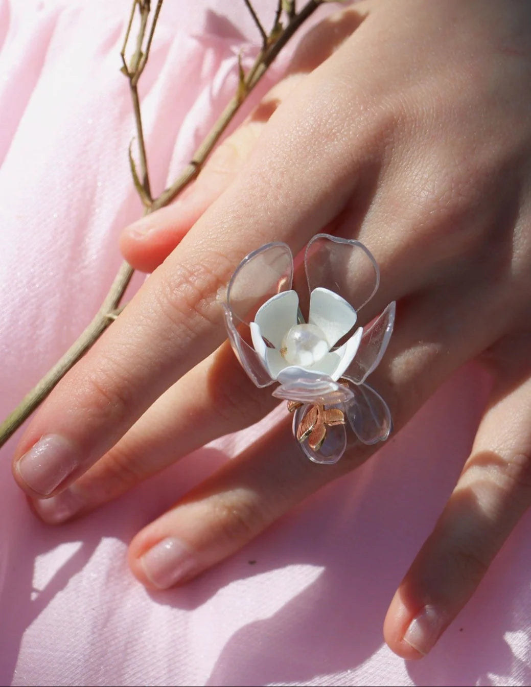 Jasmine flowers fairy ring