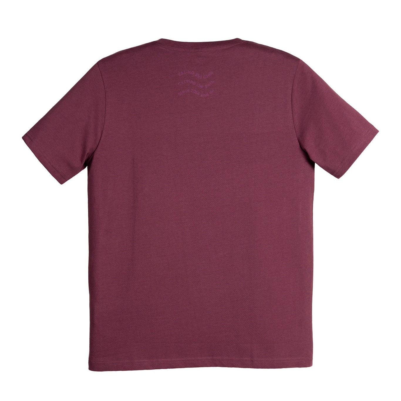 Ski Dog T-shirt - Burgundy