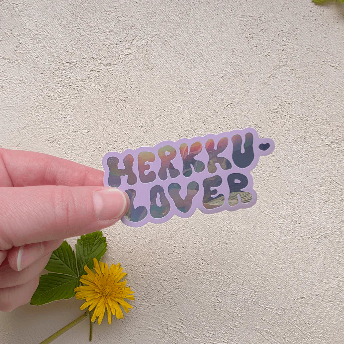 Herkku lover tarra