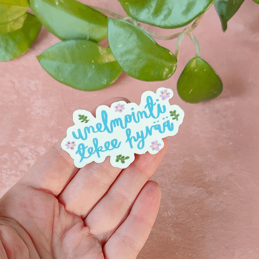 Unelmointi tarra