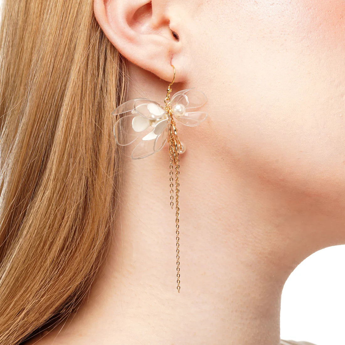 Triple Jasmine Drop Earrings