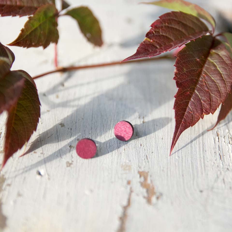 Pilke round - Earrings
