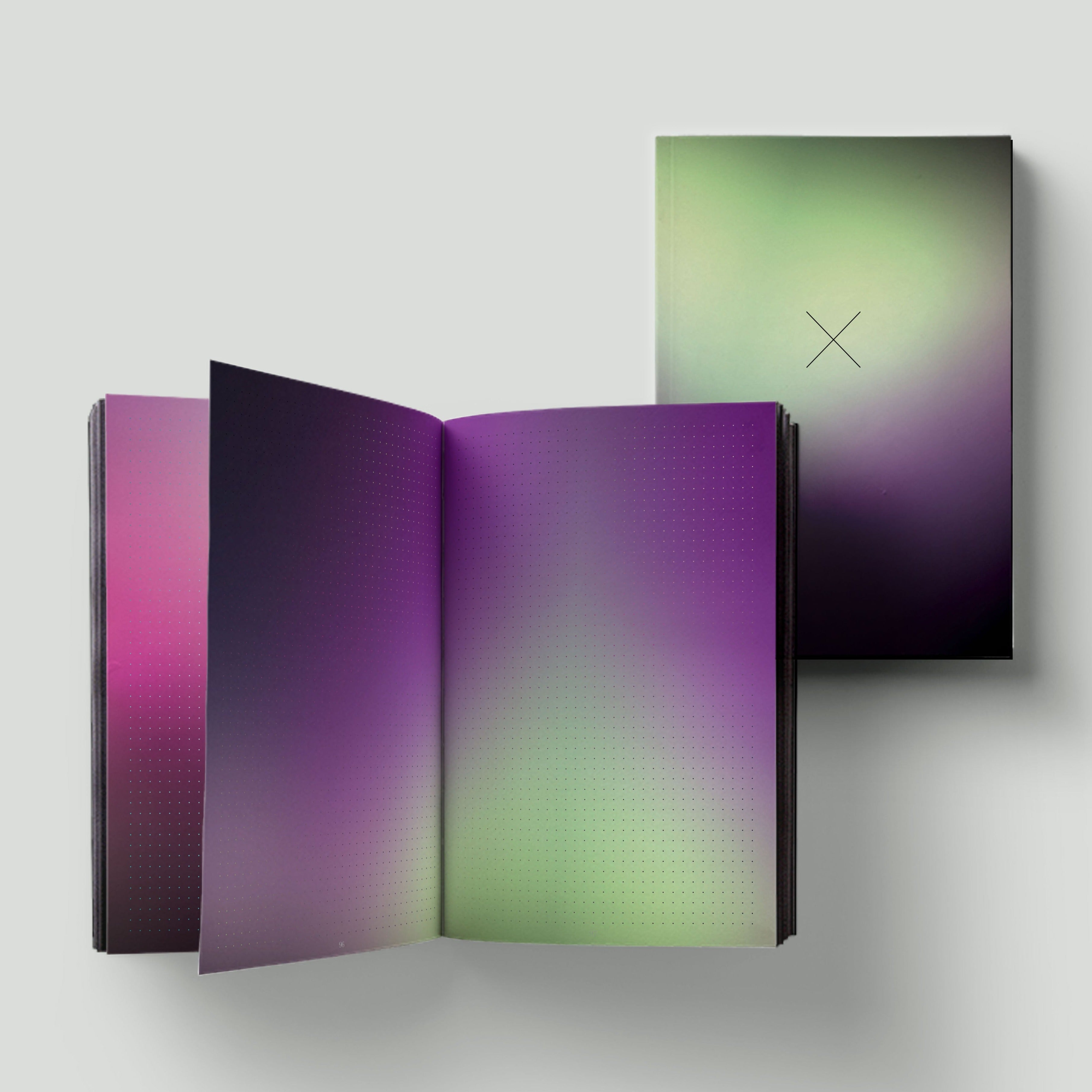 Aura notebook - Nothern lights A5