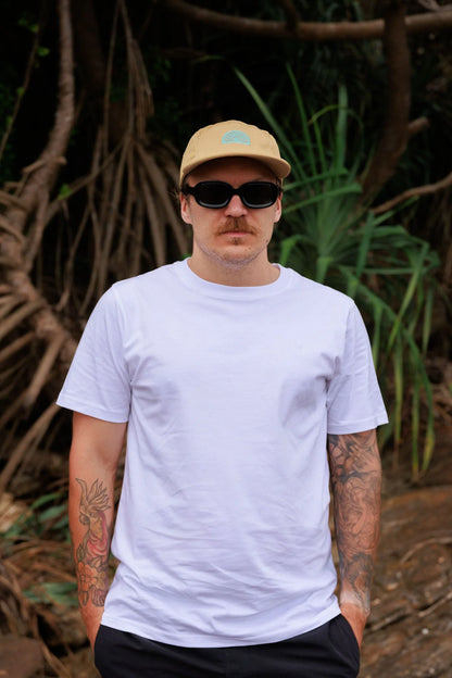 Crewneck Luomupuuvilla Miesten T-paita