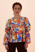Lataa kuva Galleria-katseluun, Double Puff Blouse
