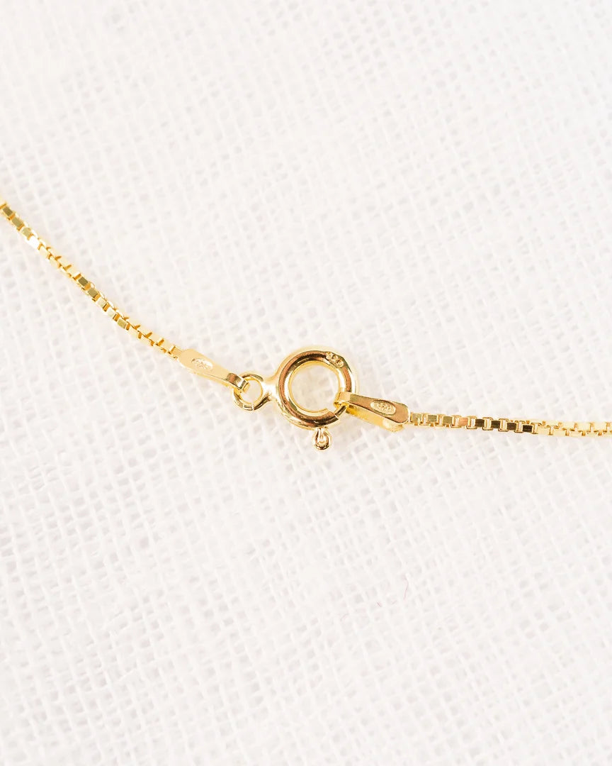 Luni necklace gold-plated silver