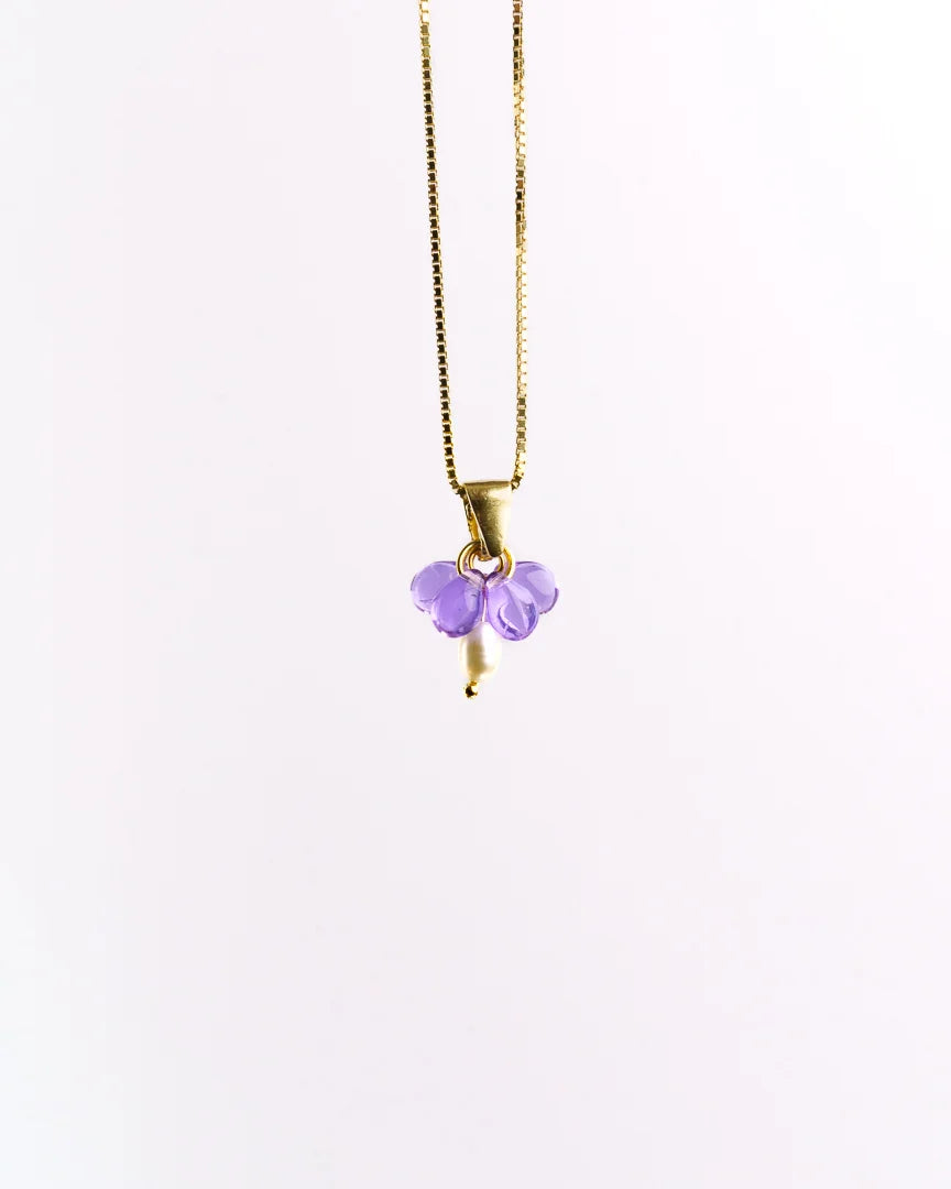 Luni necklace gold-plated silver