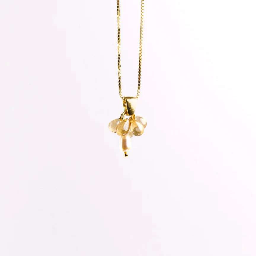Luni necklace gold-plated silver