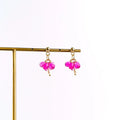 Luni earrings gold-plated silver