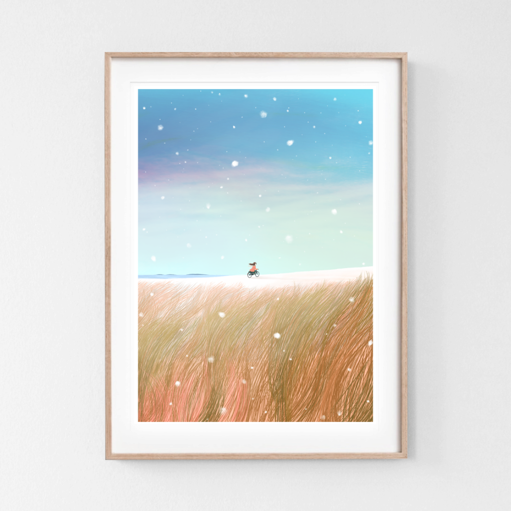 Art print By the sea