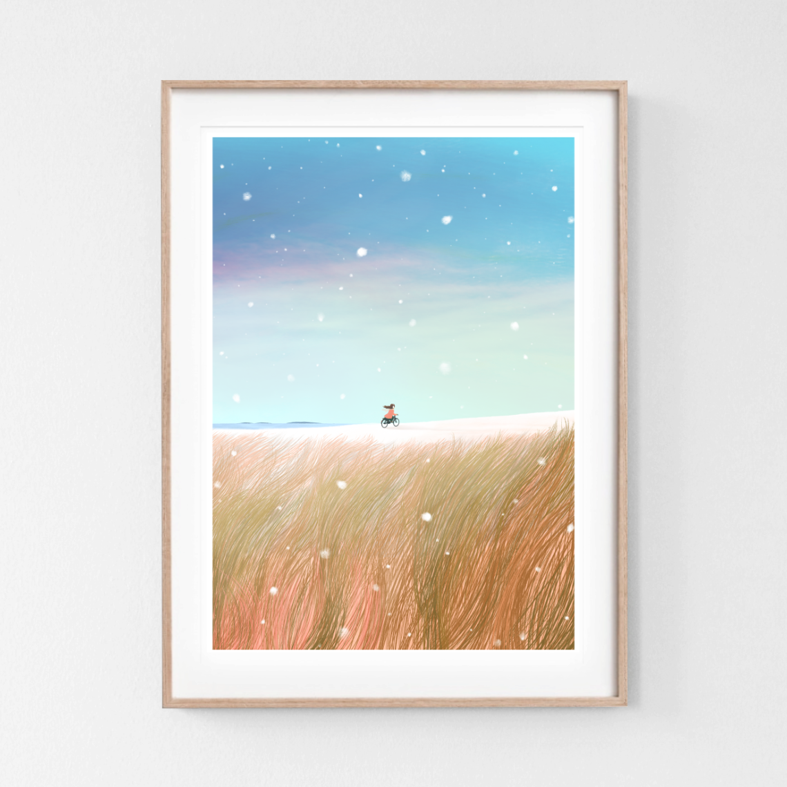 Art print By the sea