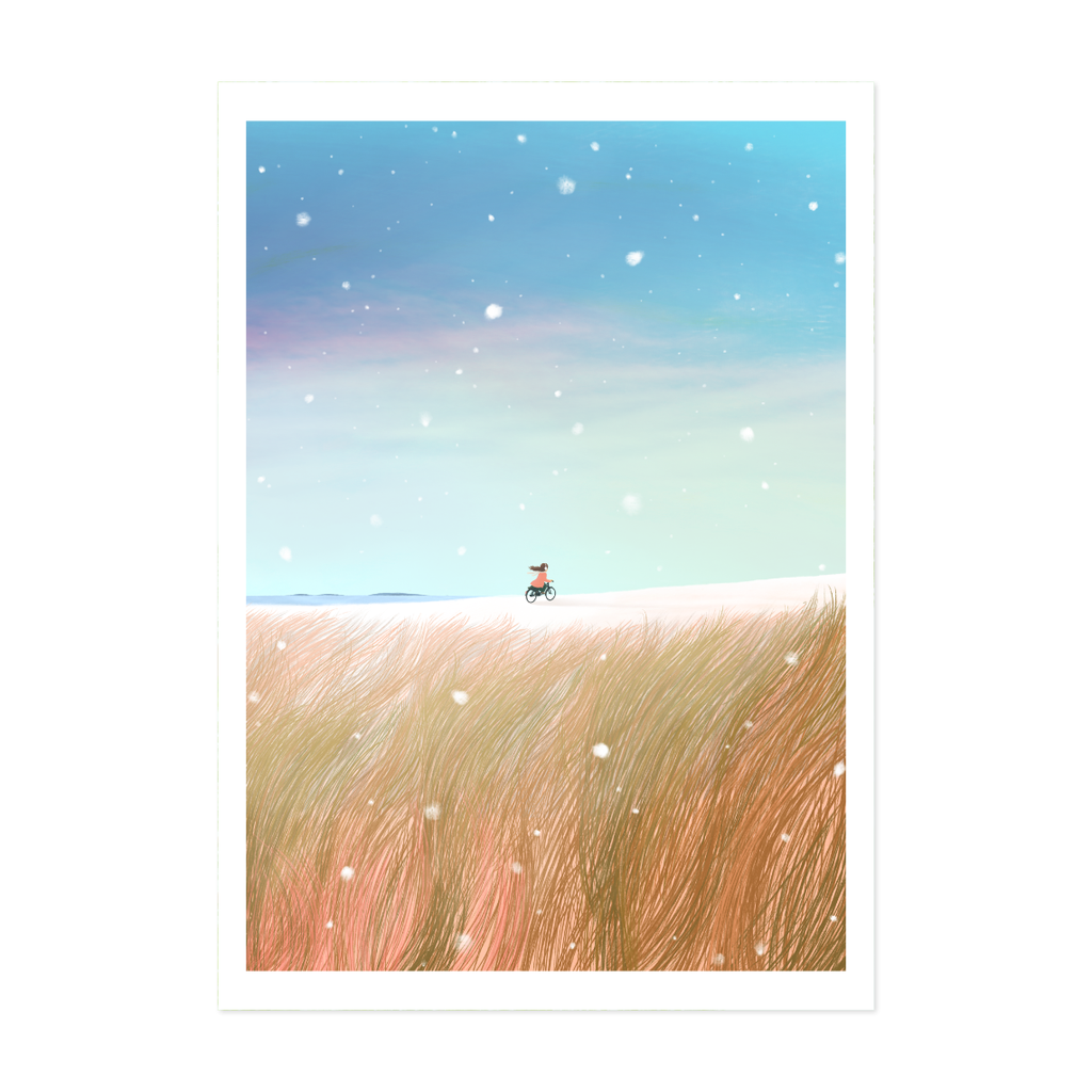 Art print By the sea