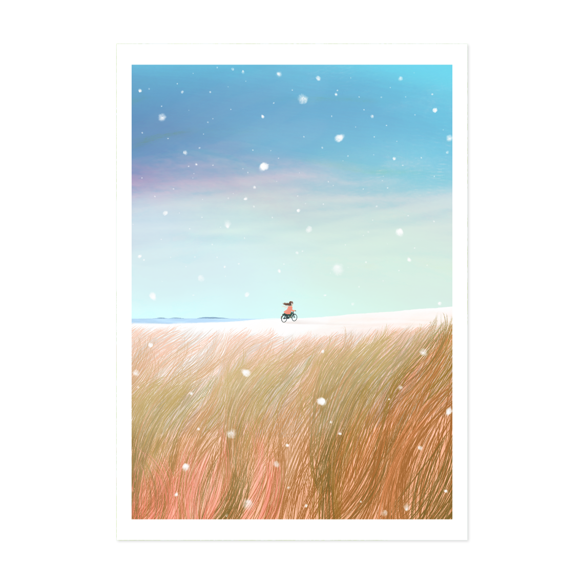 Art print By the sea