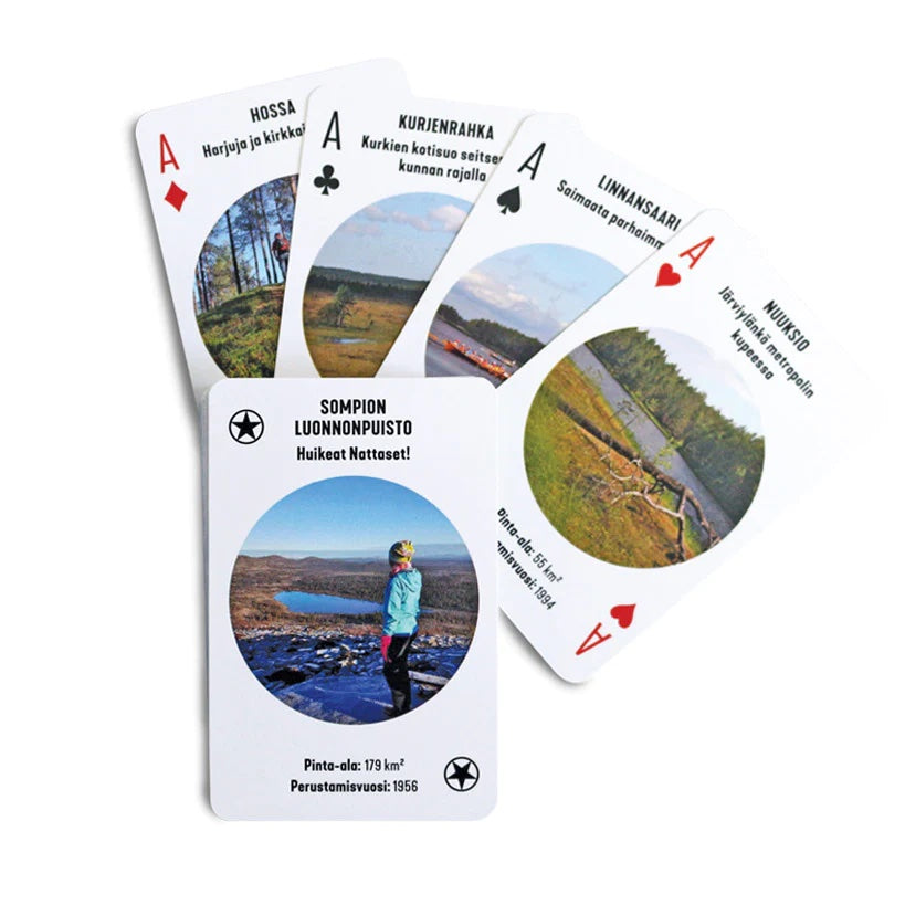 Finnish national parks - playing cards