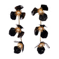 Triple Apple Flower Stud Earrings