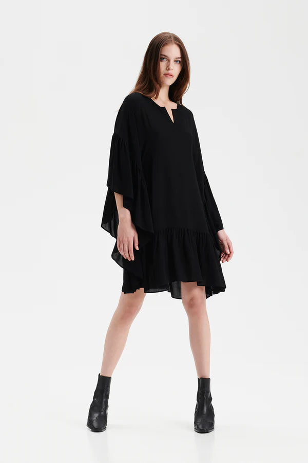 USVA Frill Kaftan Dress