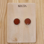 Download an image for Gallery viewing, Bark Earrings (small)
