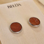 Download an image for Gallery viewing, Bark Earrings (small)
