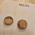 Download an image for Gallery viewing, Bark Earrings (small)
