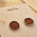 Download an image for Gallery viewing, Bark Earrings (small)
