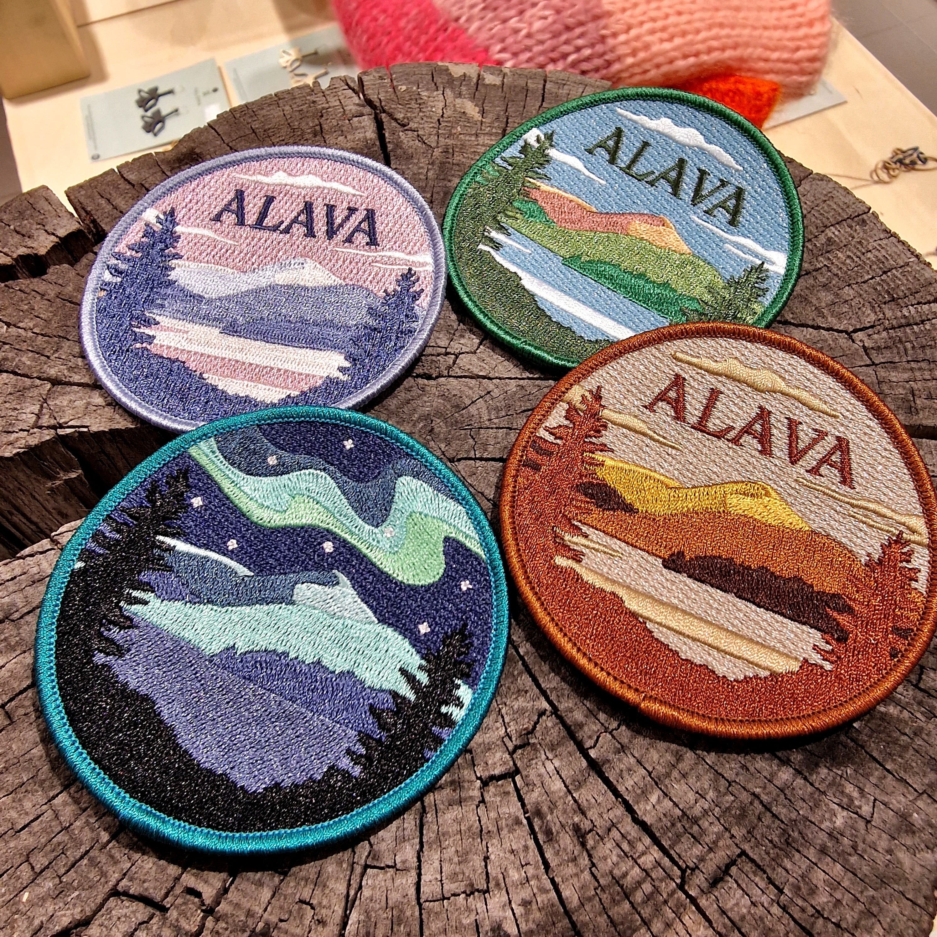 Aurora Sky - kangasmerkki