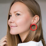 Download an image for Gallery viewing, Korona - Circle earring
