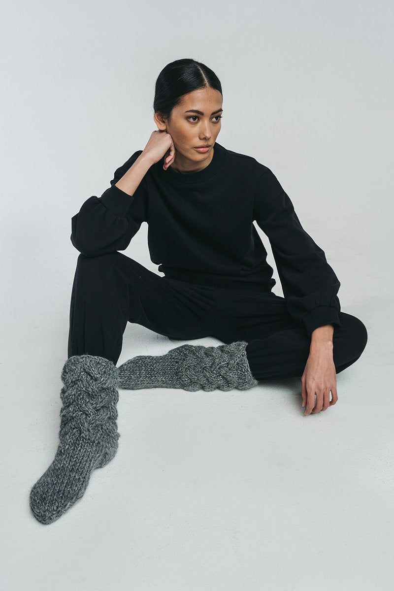 KARNA Handknitted woolen socks