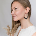 Download an image for Gallery viewing, Horn swing earrings
