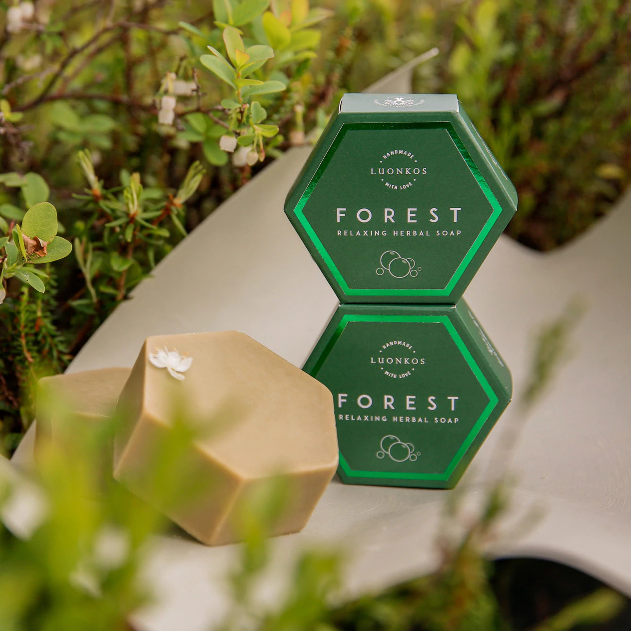 Forest relaxing herbal soap