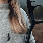 Download an image for Gallery viewing, Antler necklace
